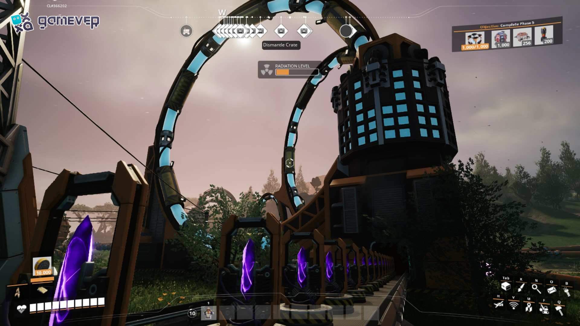 Crea Cristales de Materia Oscura con Residuo de Materia Oscura en la versión 1.0 de Satisfactory