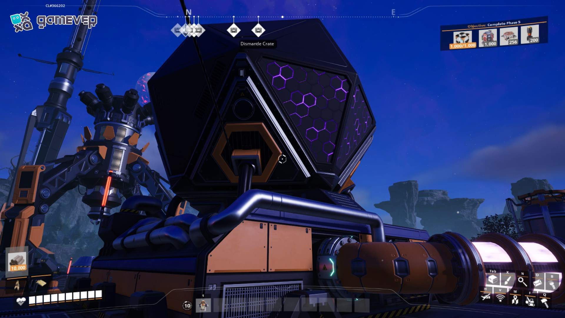 Usa el Transformador para fabricar Lingotes de Ficsita en la versión 1.0 de Satisfactory