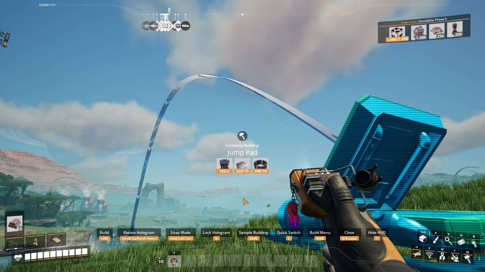 Passe den Abschusswinkel für eine perfekte Flugbahn in Satisfactory Release 1.0 an