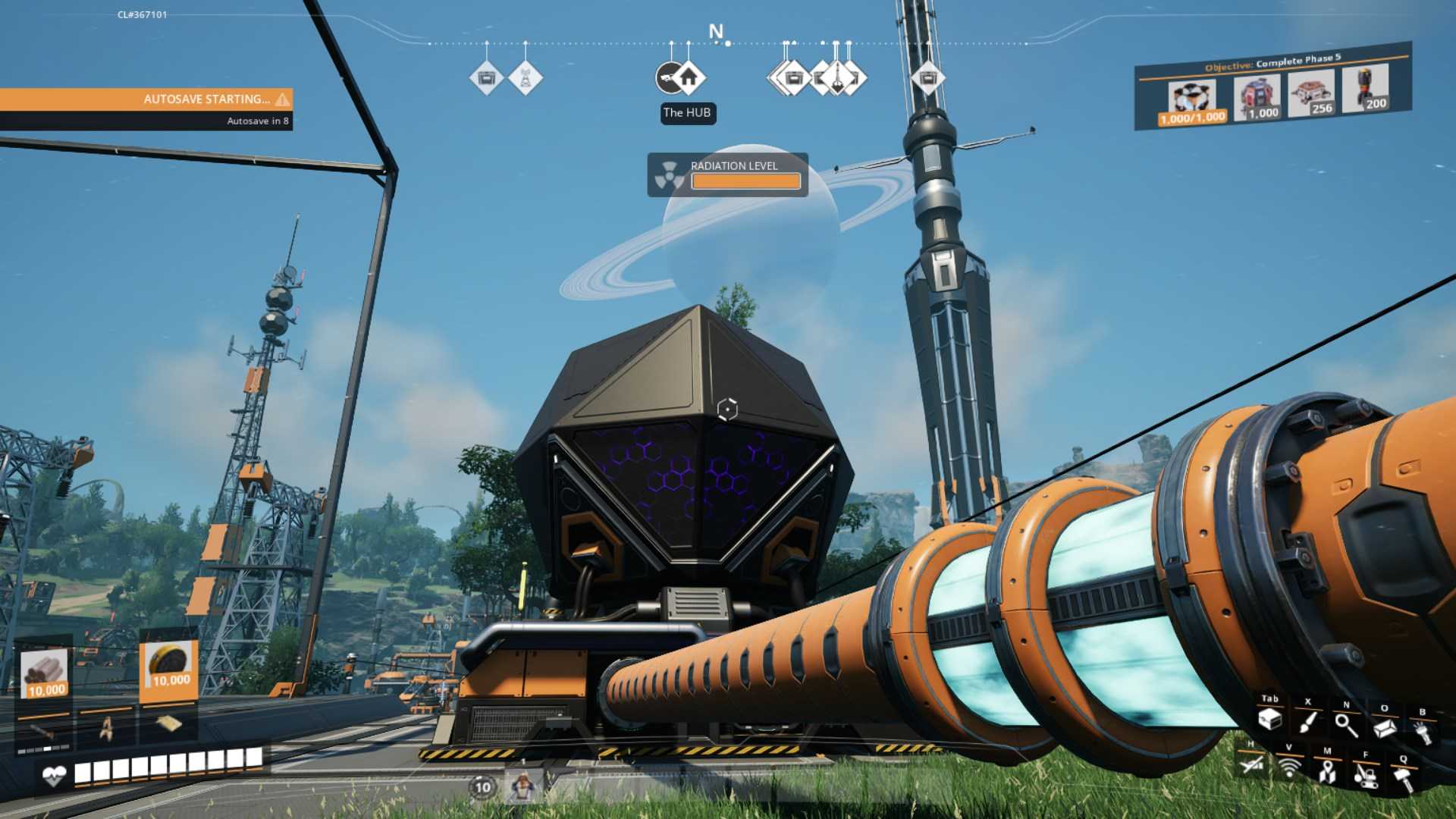 Verwende den Konverter für Angerregte photonische Materie in Satisfactory Version 1.0