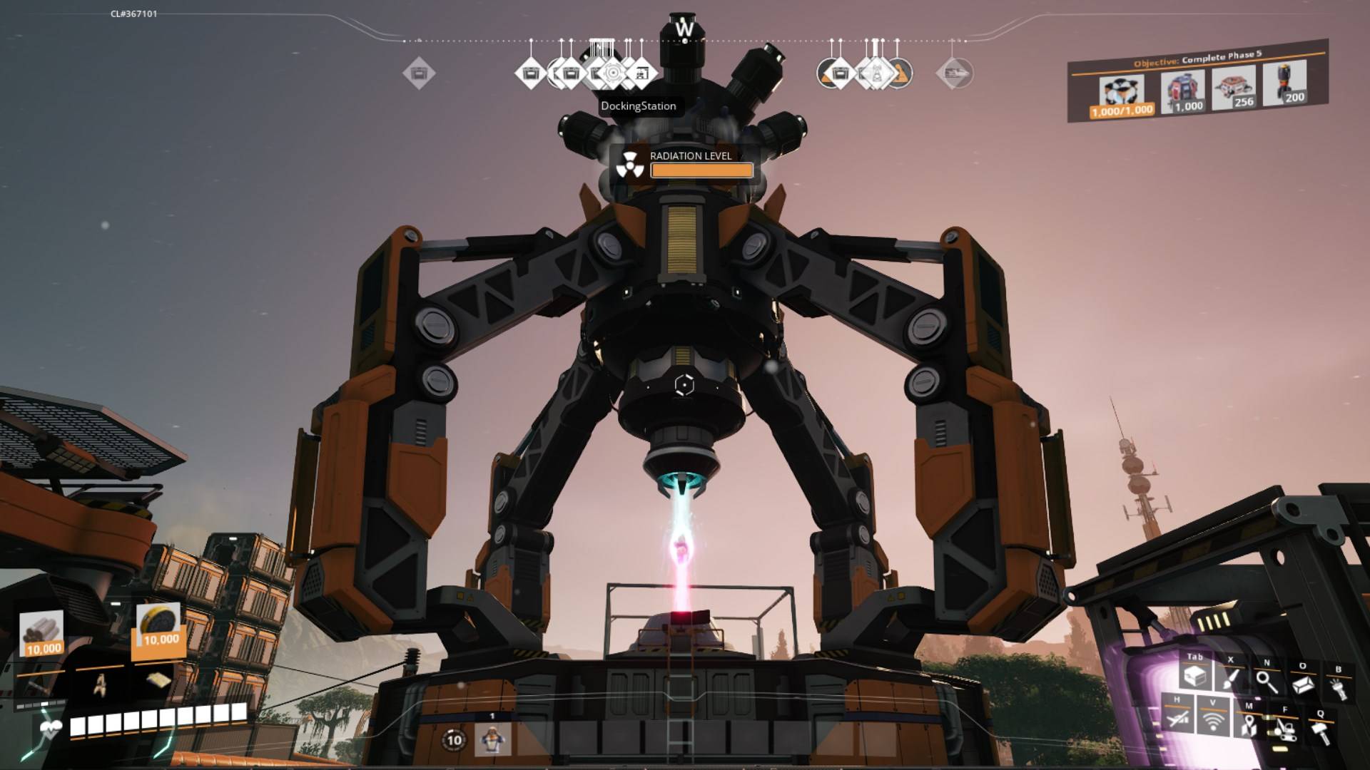 Überprüfe die Abmessungen des Alien-Energieverstärkers in Satisfactory Version 1.0