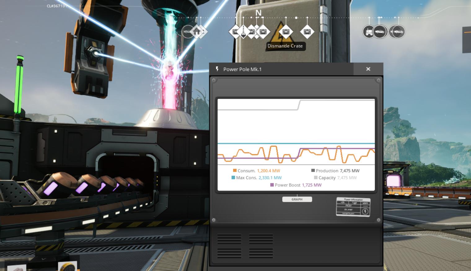 Versorge den Energieverstärker mit Alien Power Matrixen in Satisfactory Version 1.0