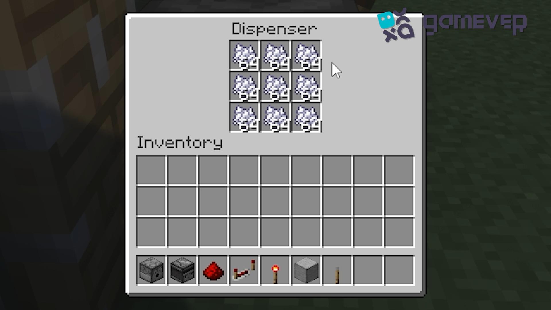 Der Spender ist voll mit Knochenmehl