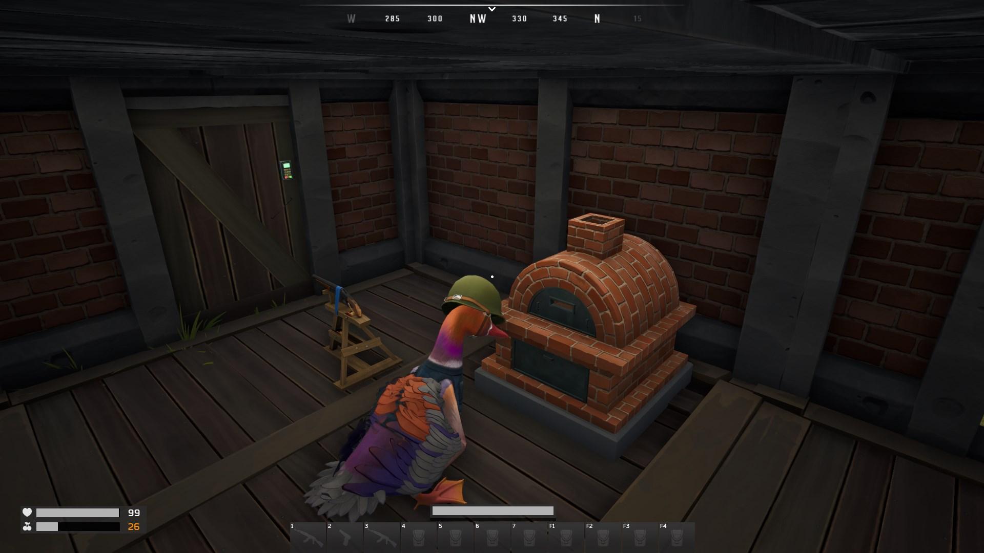 Build a furnace to smelt metal scraps in Duckside