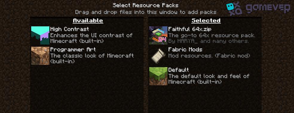 Aktivierungsprozess des Resource Packs