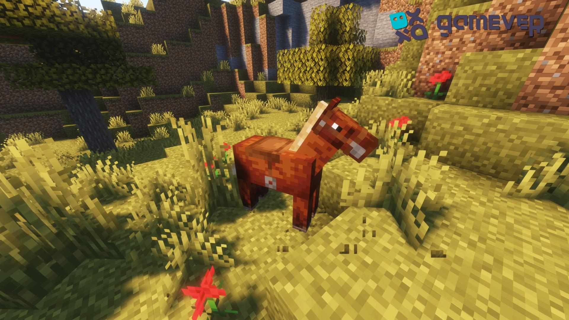 Sattelndes Pferd