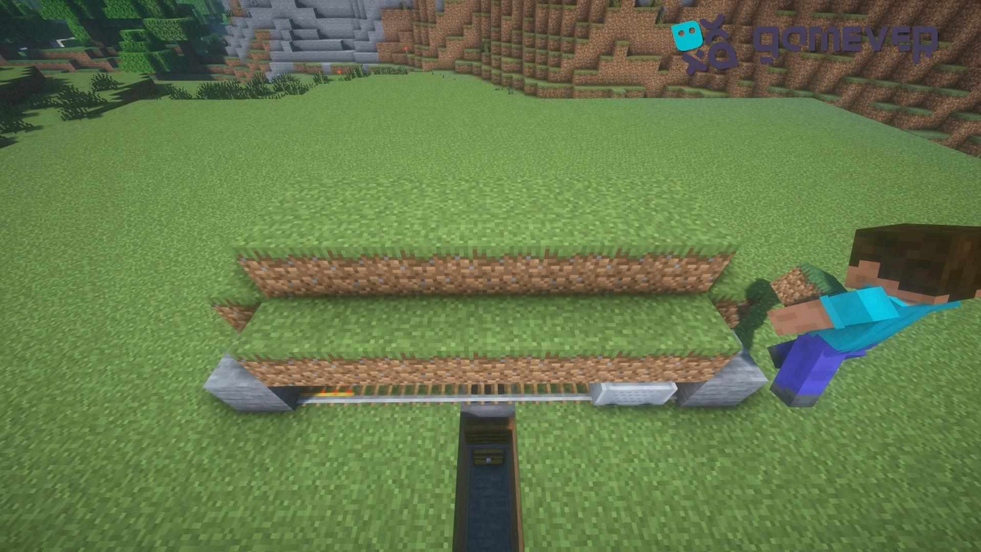 Grasblockplatzierung für Zuckerrohr