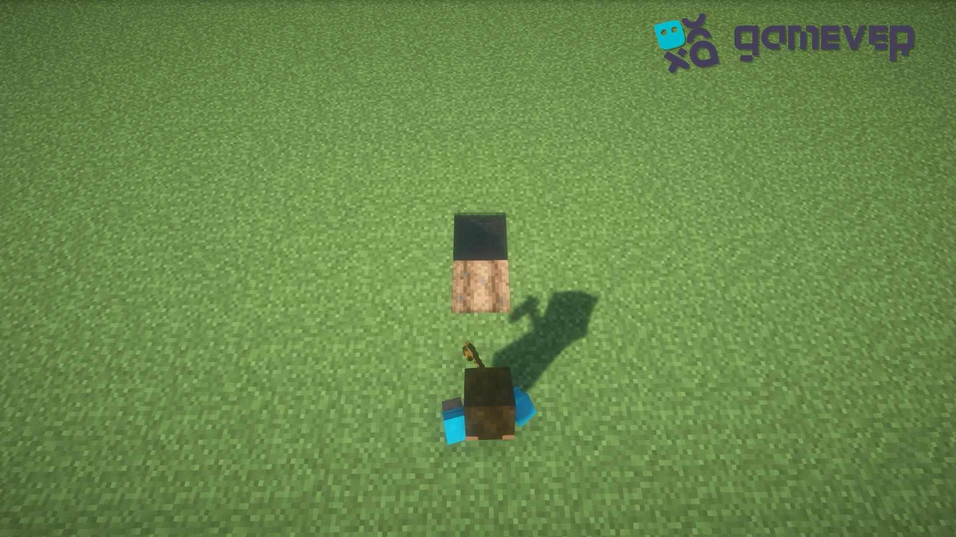 Erstellung von Ackerland mit einem Eimer Wasser und einer Hacke&nbsp;