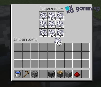 Füllen der Dispenser mit Knochenmehl&nbsp;