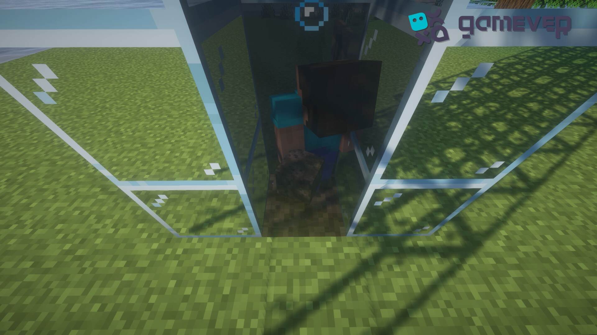 Ändere den Grasblock in Seelensand