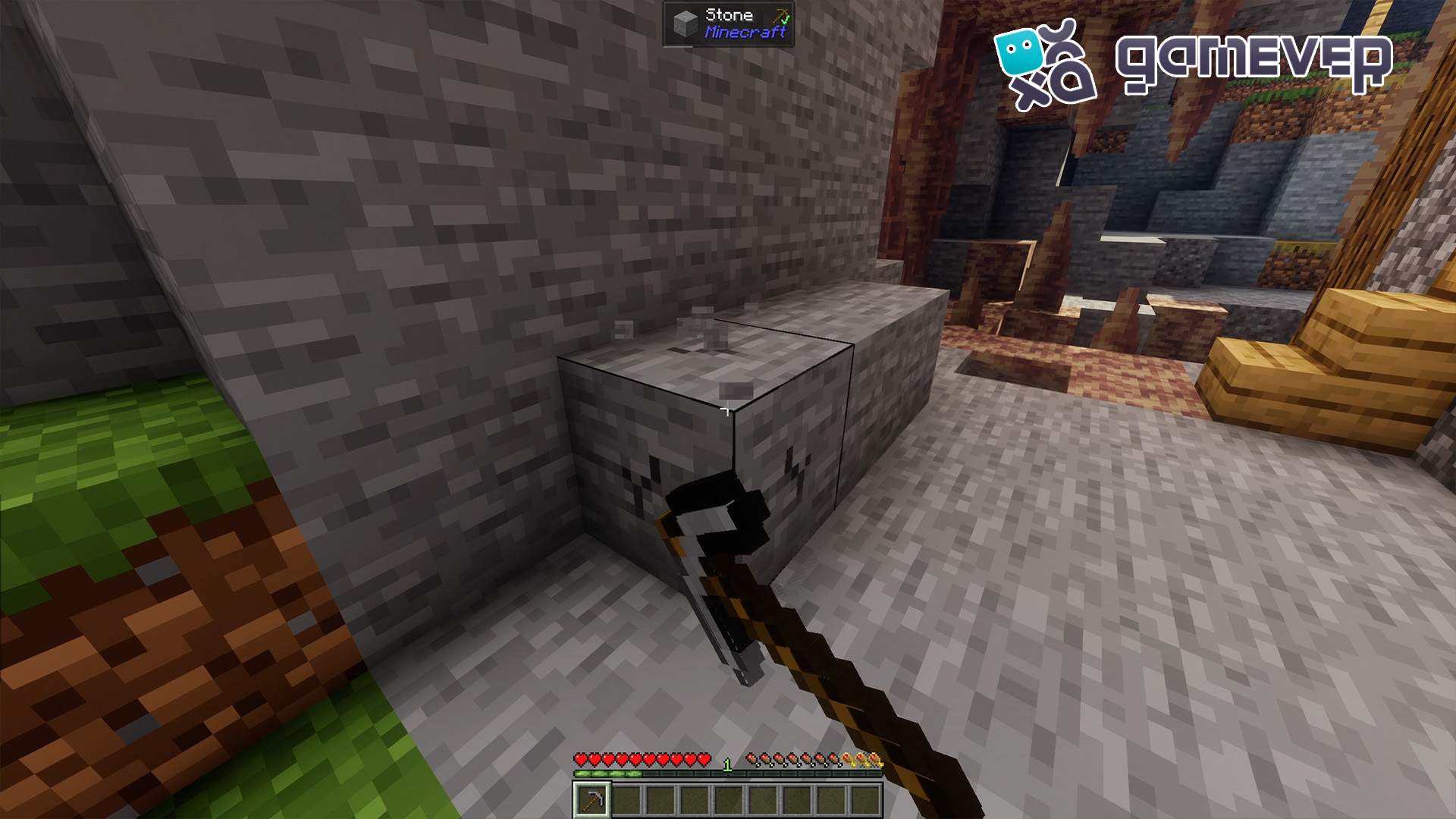 Mostrar información del bloque en Minecraft