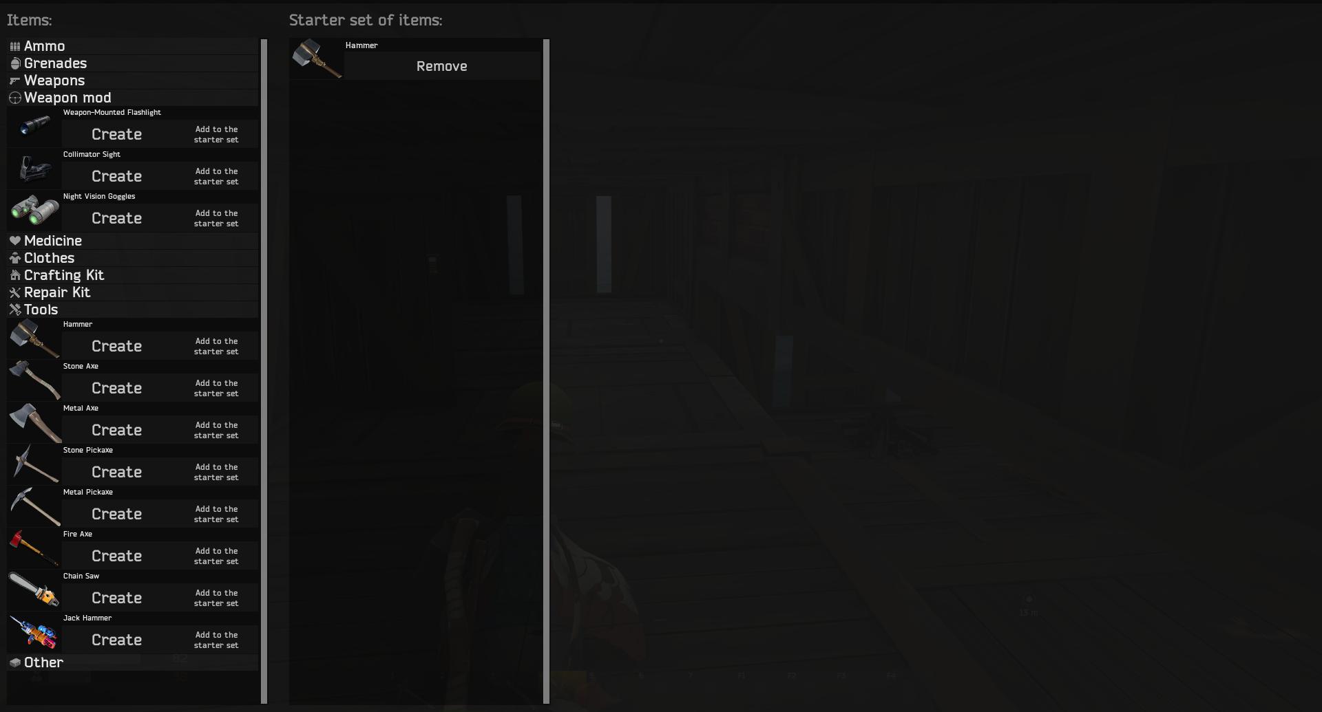 Spawn items for players in Duckside.