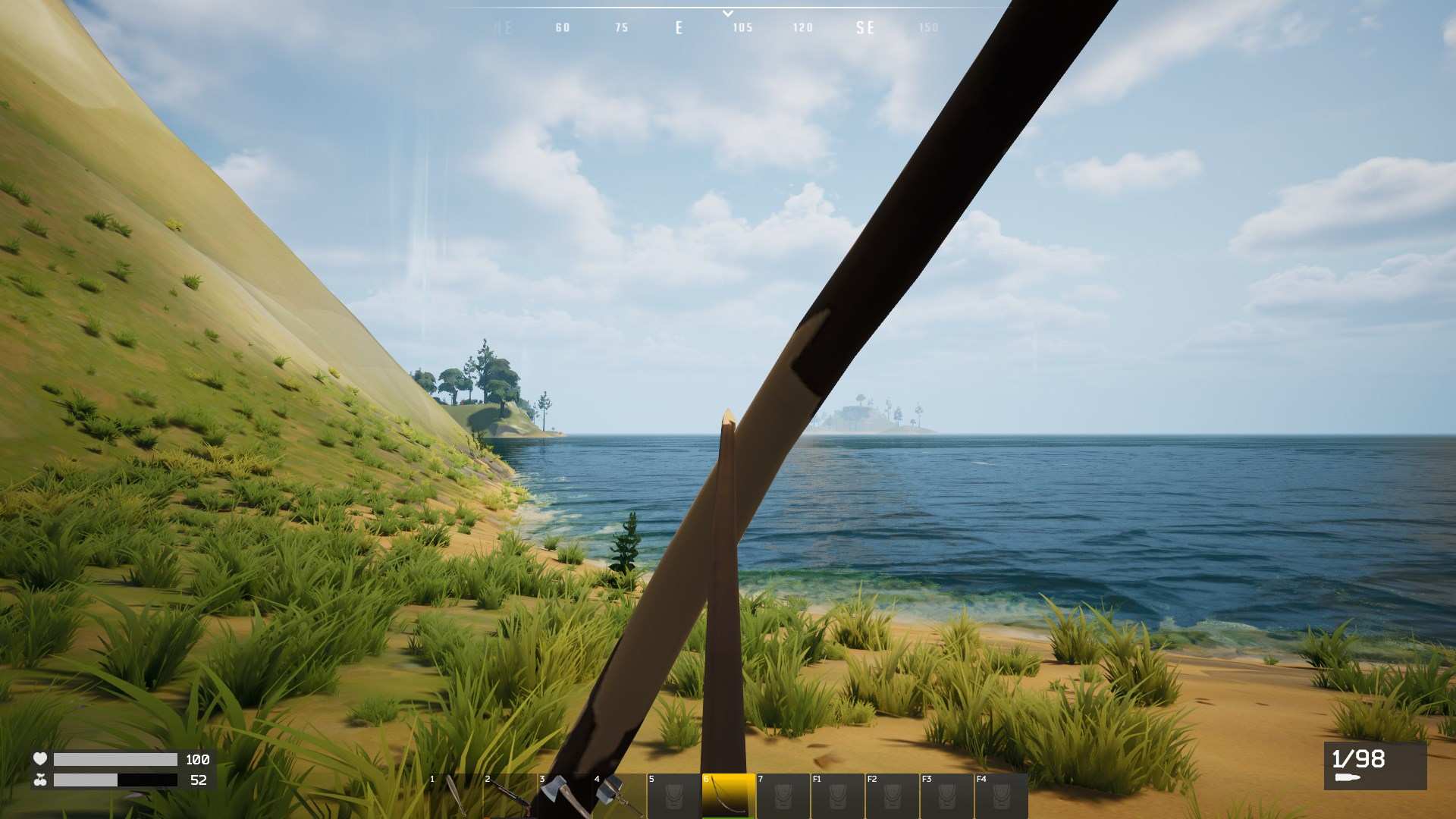 Build your bow and defend from a distance in Duckside