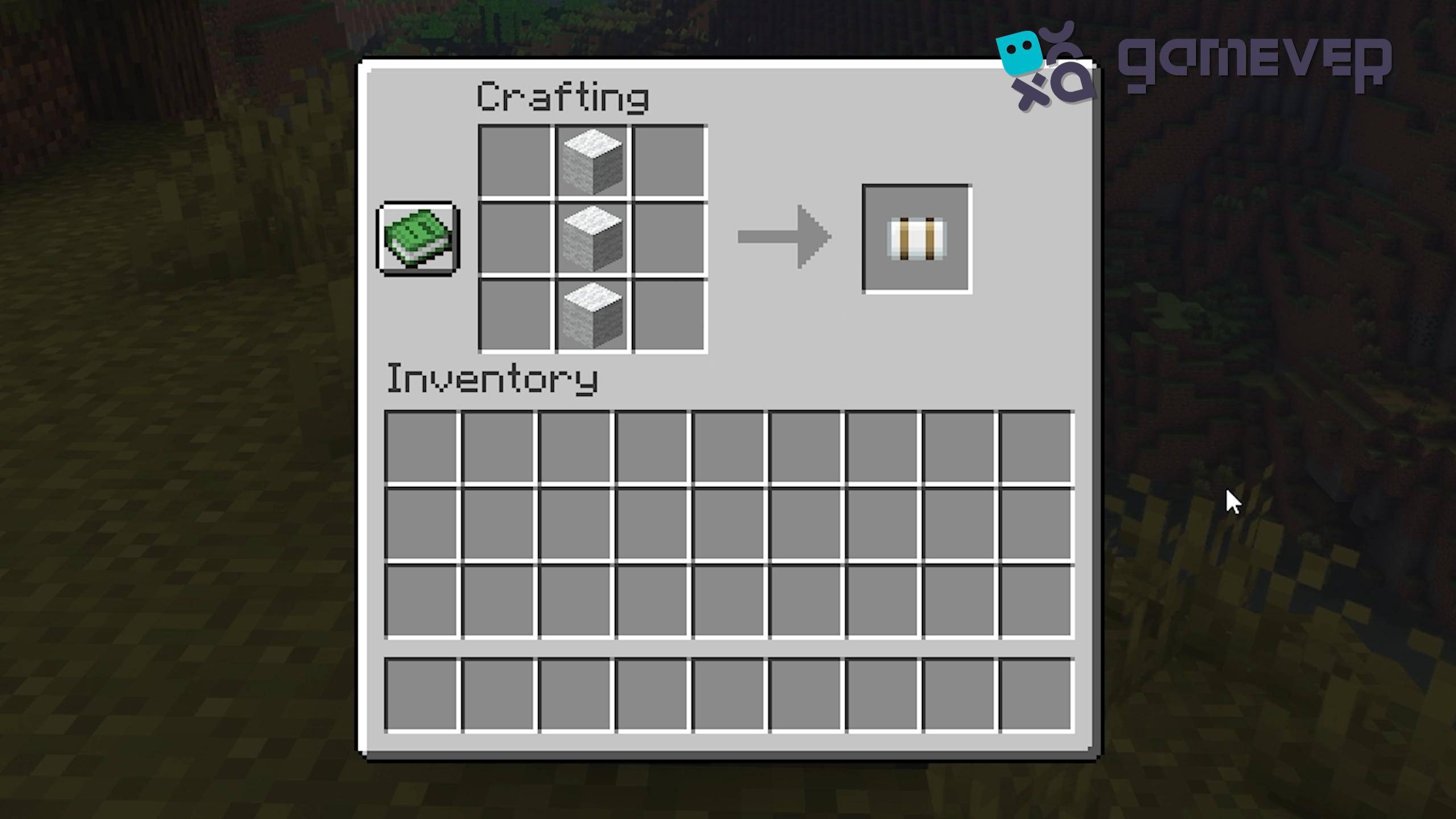 &nbsp;Rezept für den Schlafsack in Minecraft