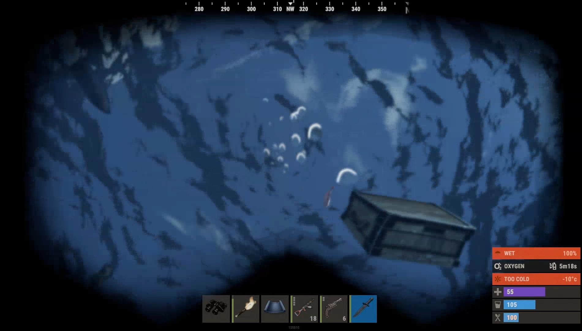 Tauche tiefer in die Unterwasserfelsformationen im Rust Update 2.0 ein