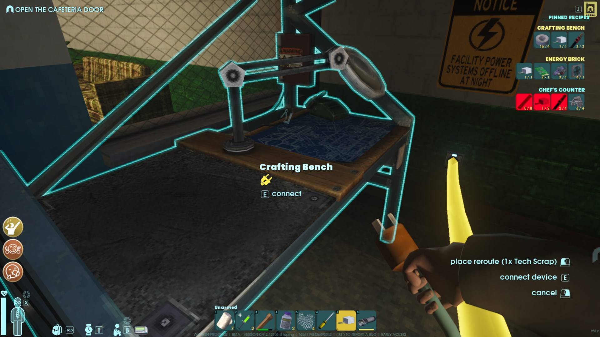 Build your crafting bench in Abiotic Factor