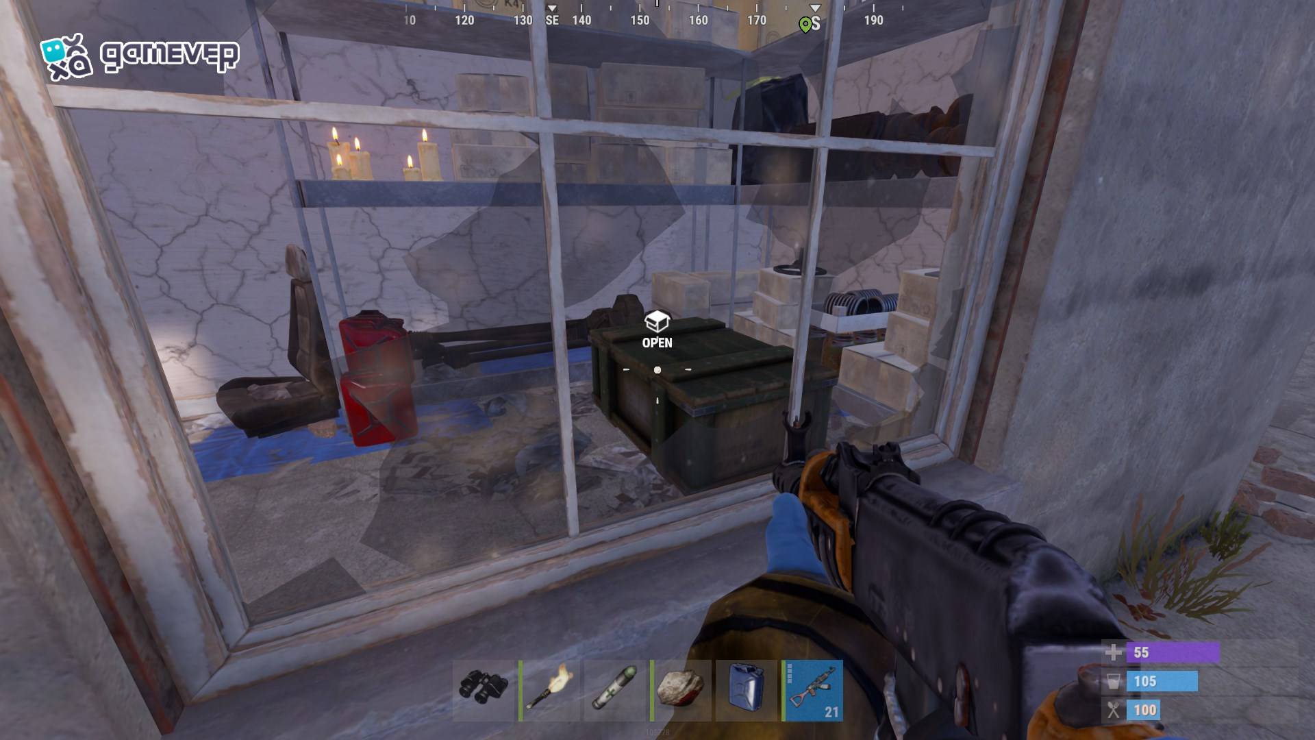 Recoge valiosos planos y herramientas de cajas élite en Rust Update 2.0.