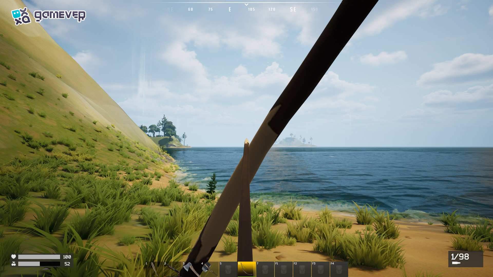 Construye tu arco y defiéndete desde lejos en Duckside