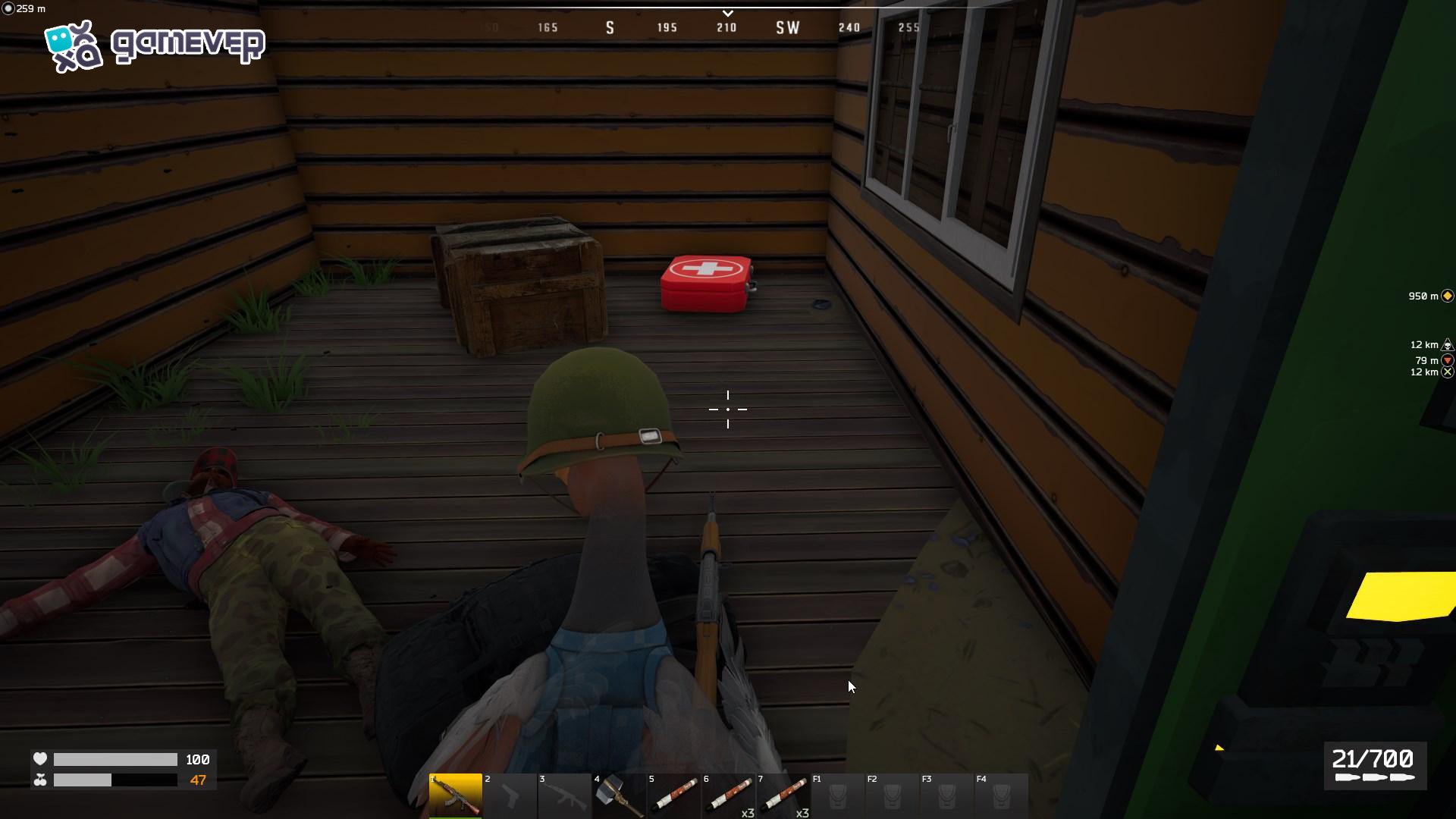 Ten cuidado con los NPCs mientras busca en Duckside