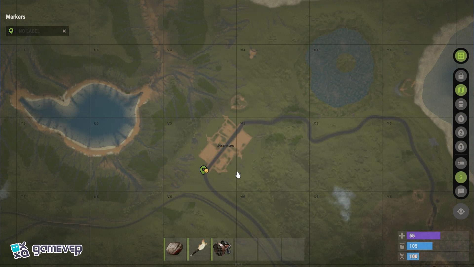 Encuentra el Pueblo Tóxico en el mapa en la Actualización 2.0 de Rust