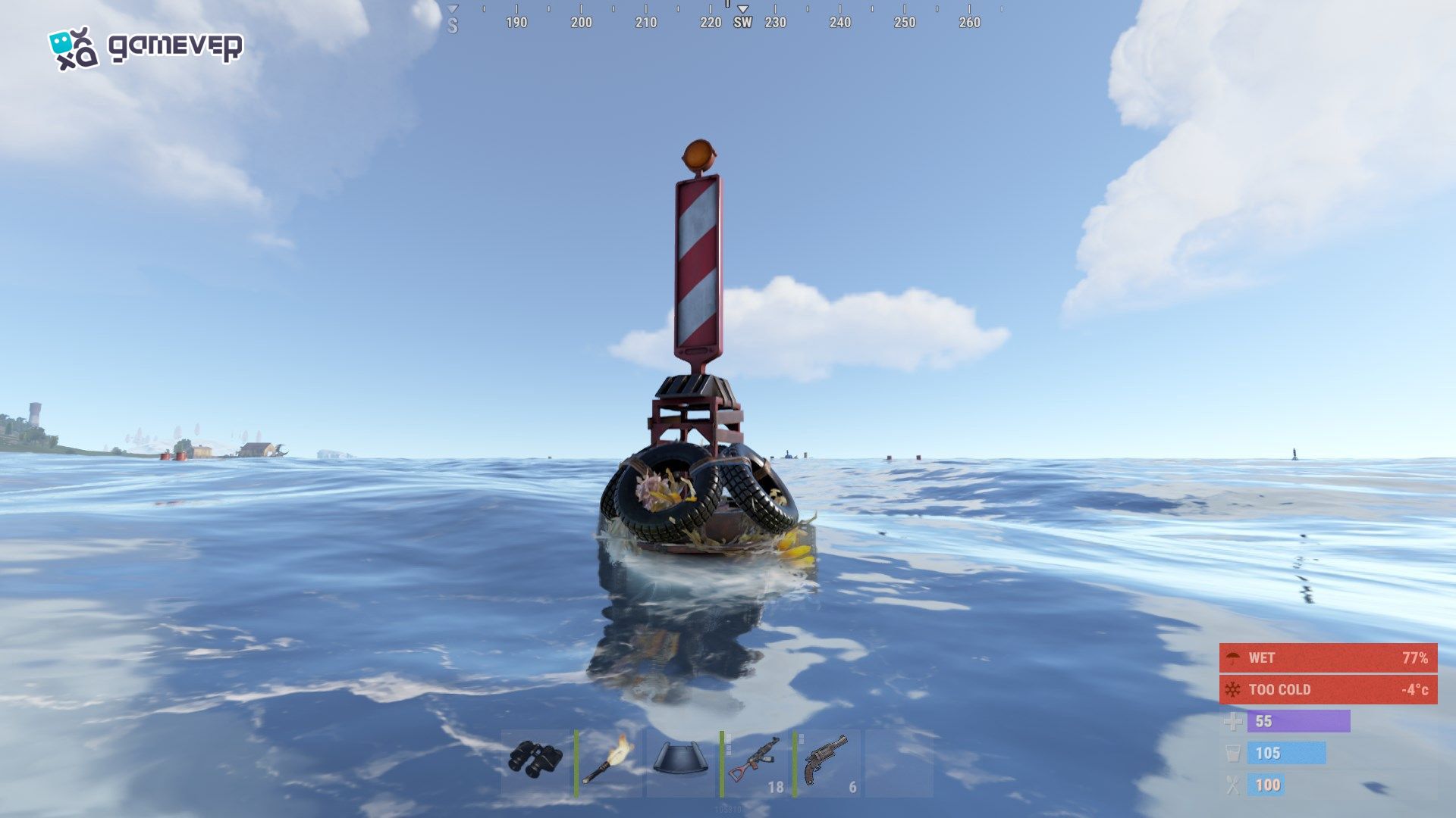 Encuentra las nuevas boyas que marcan sitios de buceo en la Actualización 2.0 de Rust