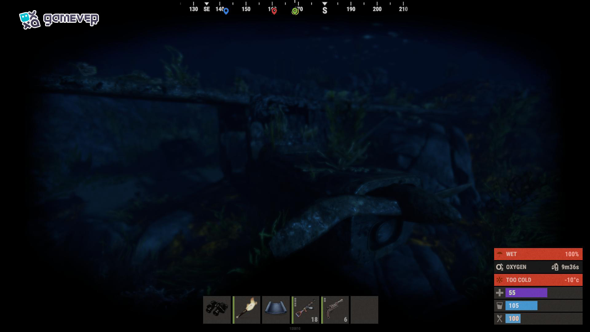 Nada hacia los naufragios para encontrar cajas en la Actualización 2.0 de Rust