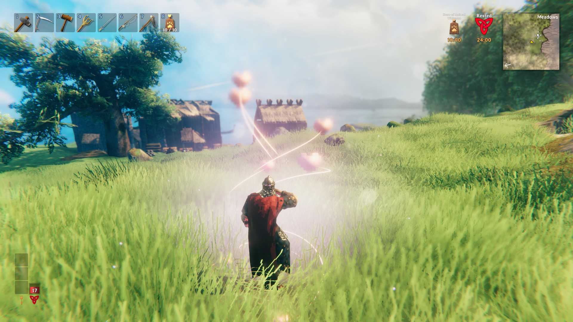 Use the Animal Whispers Potion to tame wild animals in Valheim