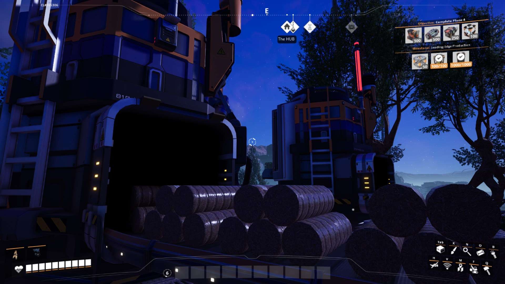 Stwórz linię rozdzielacza, aby zapewnić równomierne rozprowadzenie biomasy w Satisfactory Release 1.0