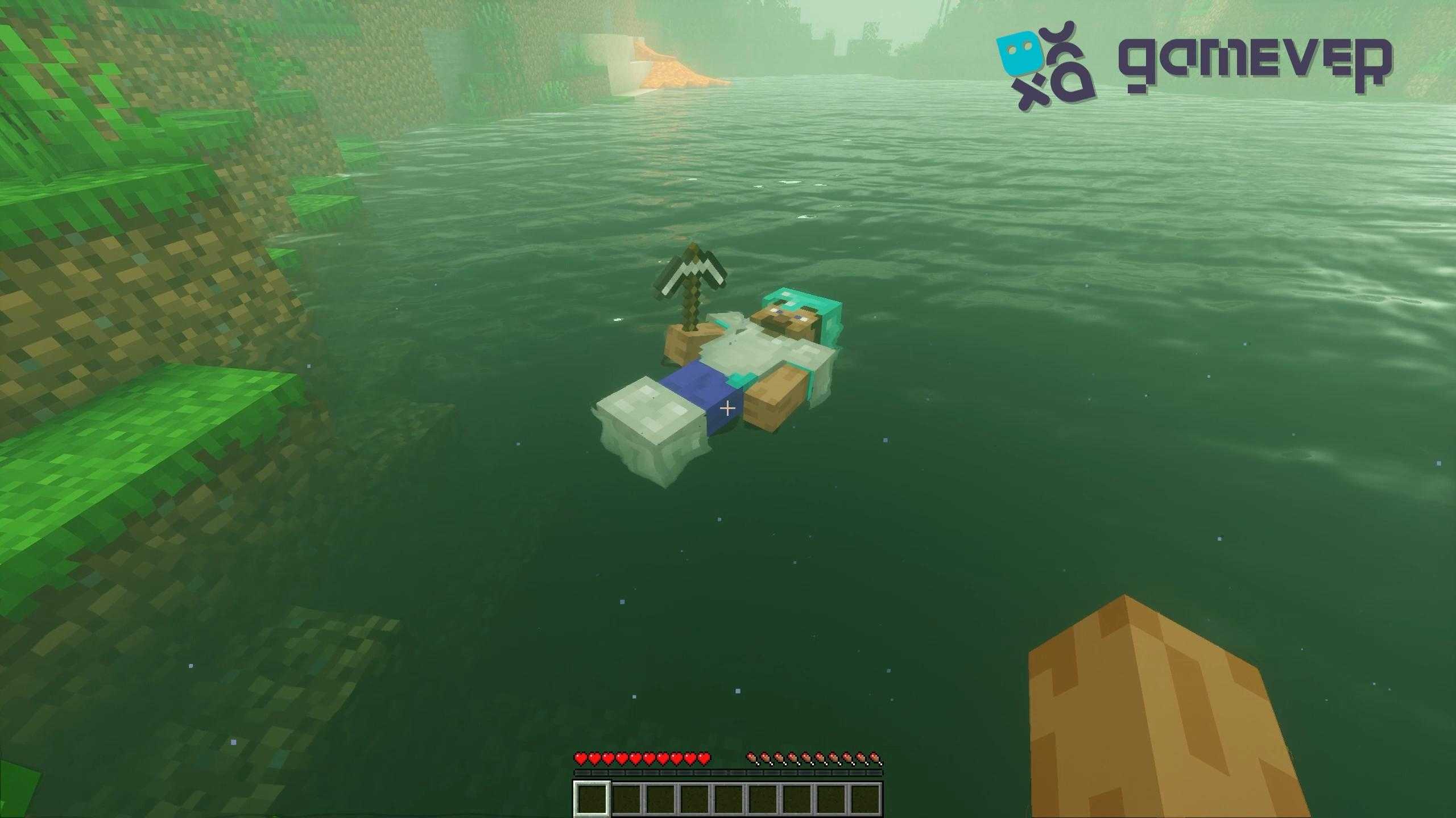 El cadáver de un jugador en agua