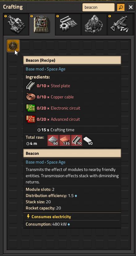 Boost factory output with strategic beacons in Factorio Space Age