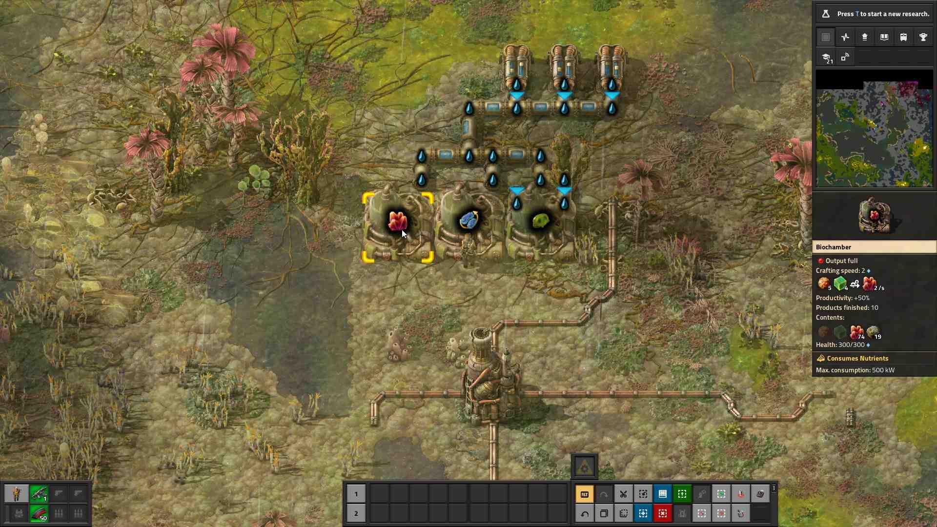 Automatisiere die Zucht von Pentapod-Eiern in Factorio Space Age.