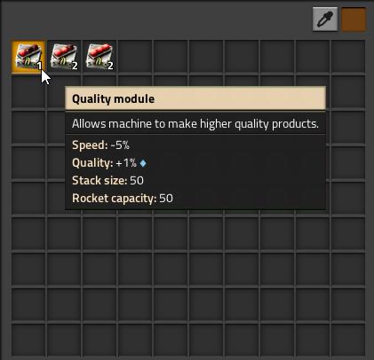 Legendäre Gegenstände mit den richtigen Qualitätsmodulen in Factorio Space Age herstellen