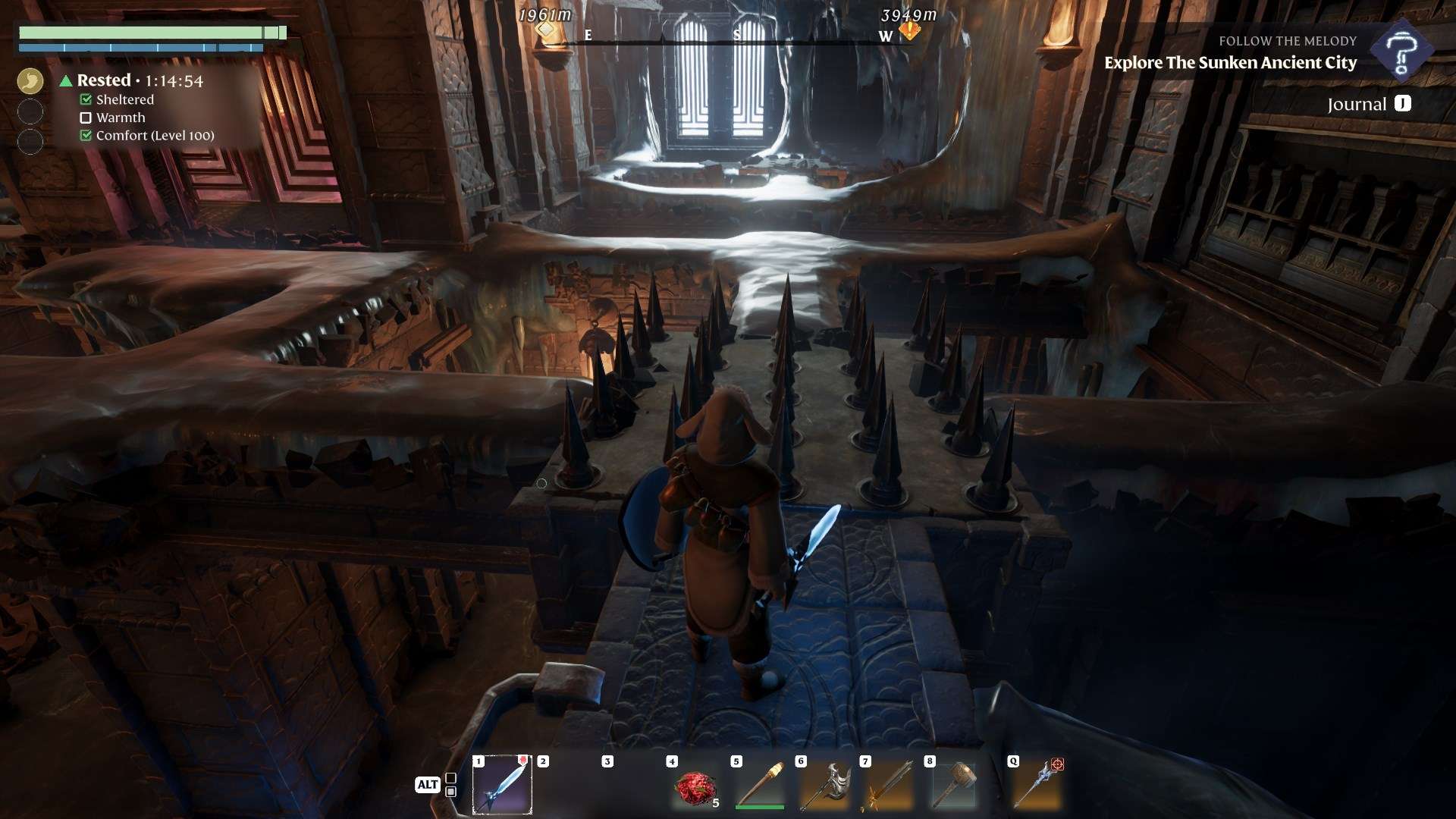 Springe über Stacheln und vermeide eisige Rutschpartien im Update „Enshrouded Souls of the Frozen Frontier“