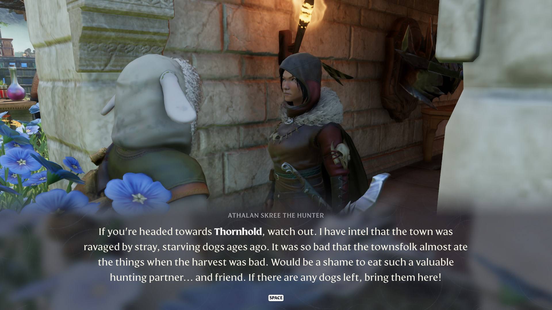 Beginne deine Quest mit der Hundesuche im Enshrouded Souls of the Frozen Frontier Update.