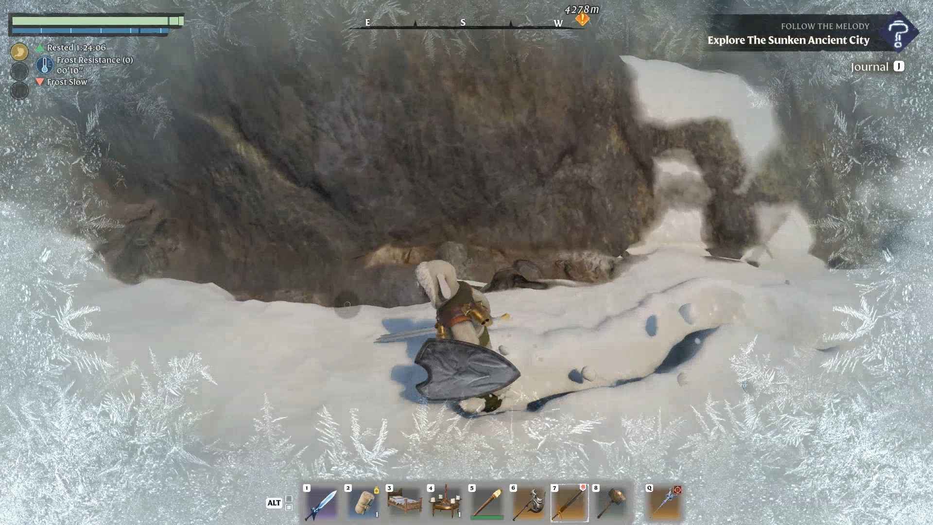 Erkunde die gefrorenen Biome, ohne in Enshrouded Souls of the Frozen Frontier Update zu erfrieren.