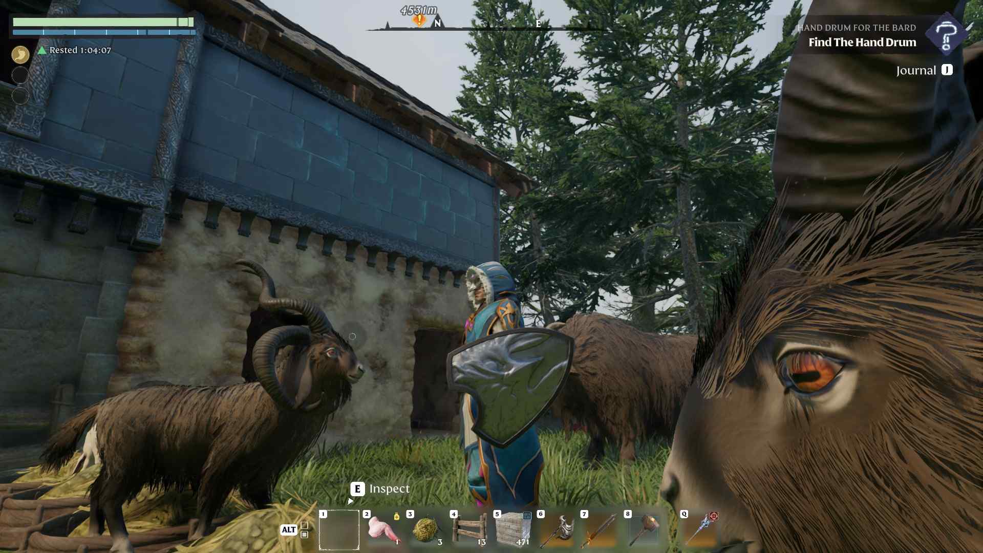 Collect Frizzy Milk from the Frizzy Goat