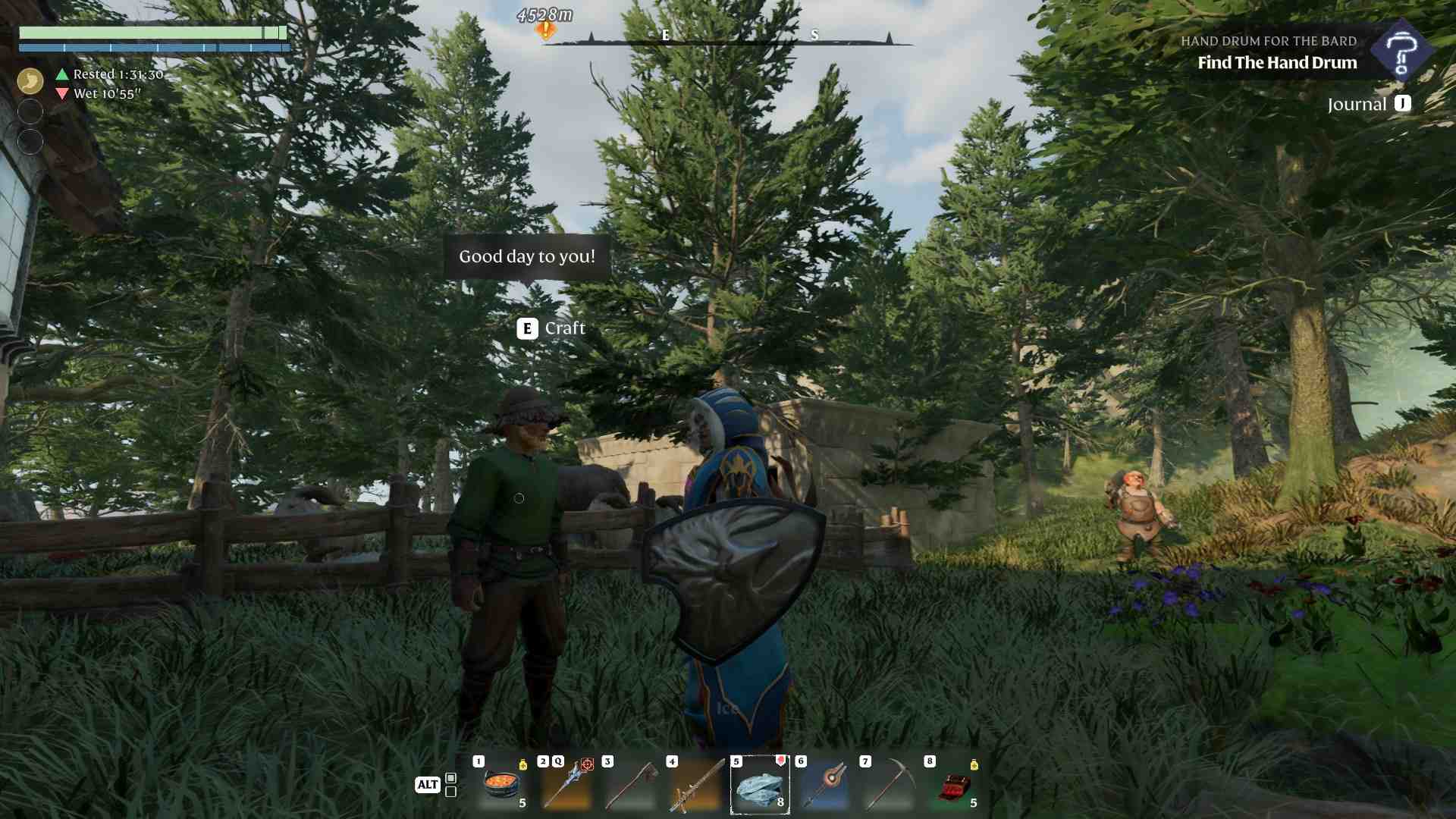 Prepare Goat Food Bait in Enshrouded Souls of the Frozen Frontier Update