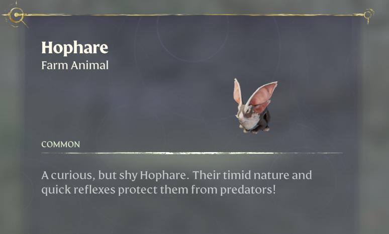 Clear wolves from the area to safely tame Hophares in Enshrouded Souls of the Frozen Frontier Update