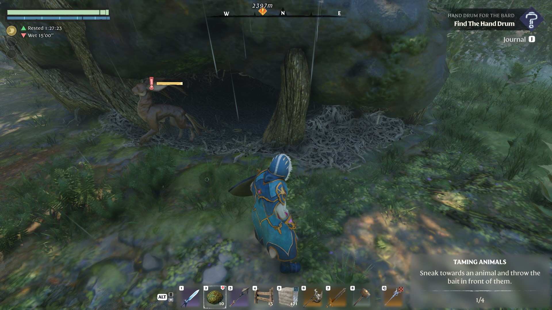 Finde Feenwild in Revelwood im Enshrouded Souls of the Frozen Frontier Update.