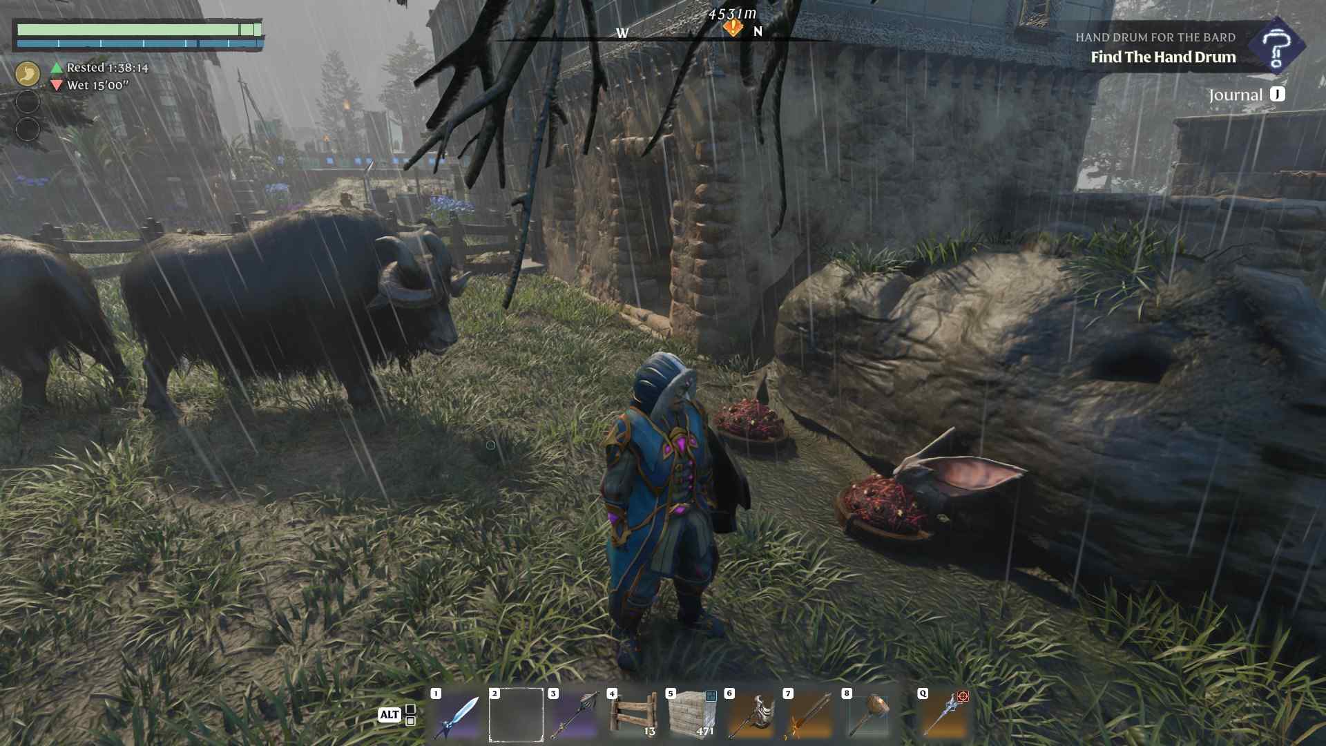 Sorge für Schlafplätze für Hupfhasen im Enshrouded Souls of the Frozen Frontier Update.
