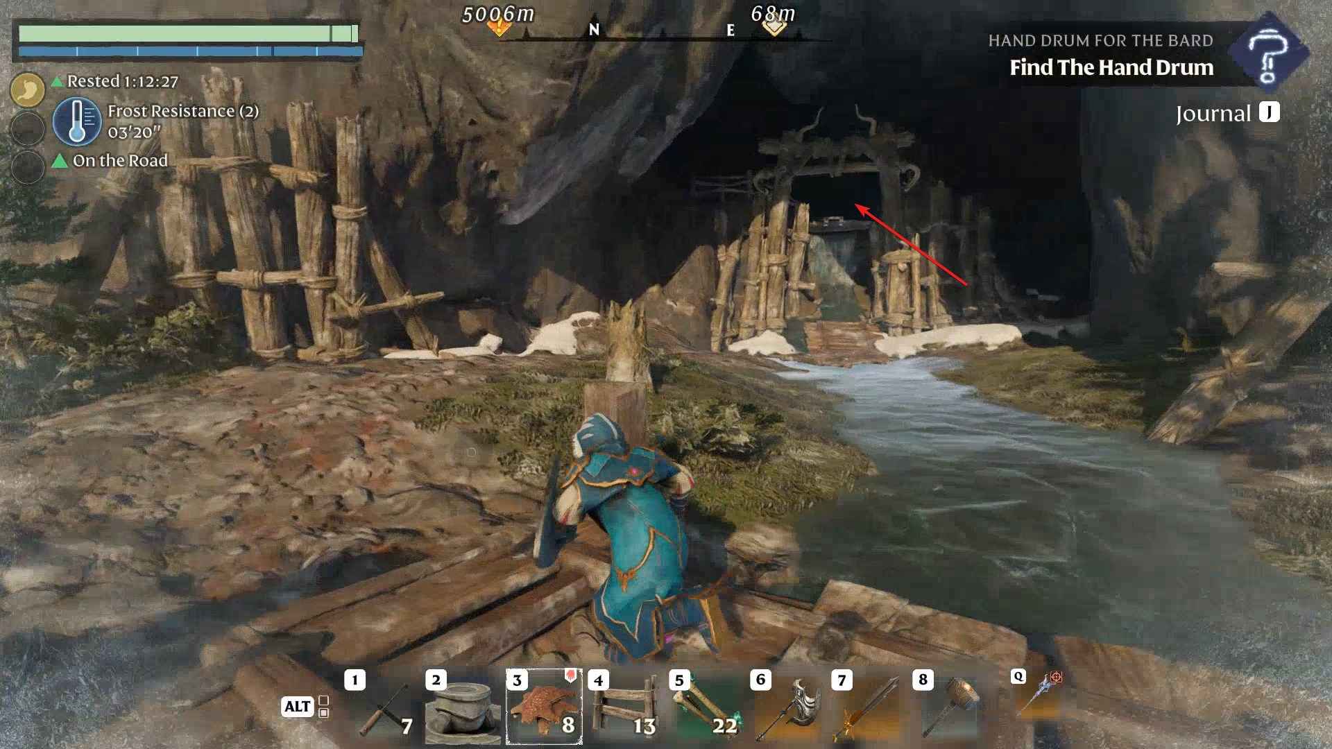 Sei kampfbereit, um dich mächtigen Feinden im Enshrouded Souls of the Frozen Frontier Update zu stellen.