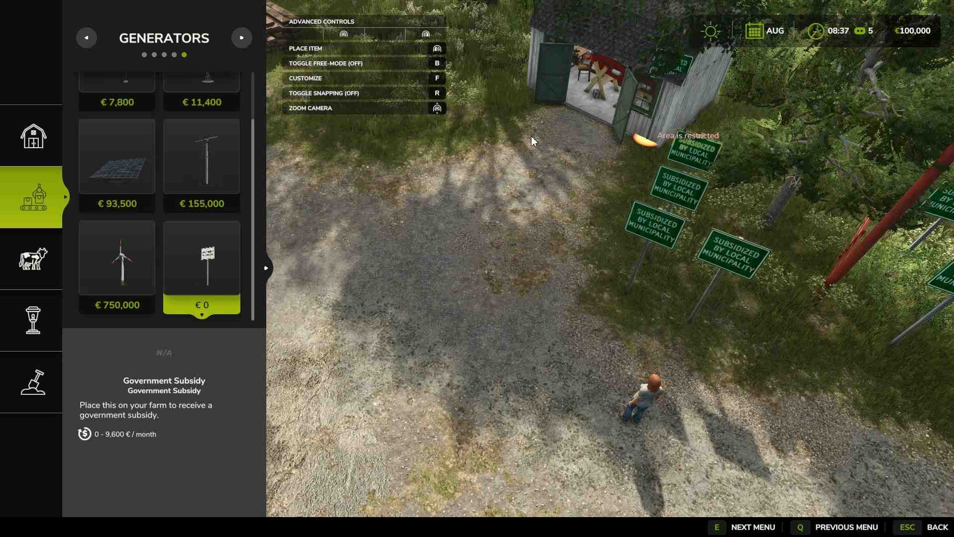 Duplicate signs for multiplied income each month in Farming Simulator 25
