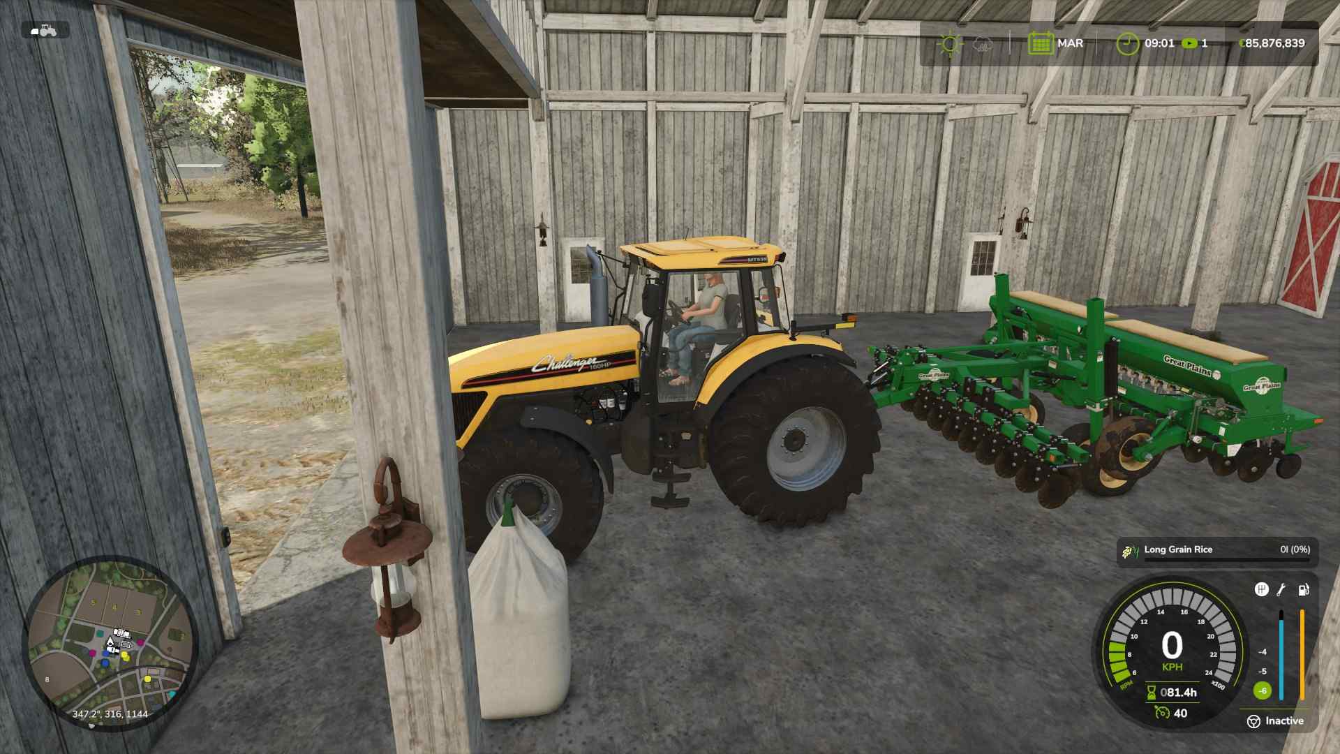 Nutze eine normale Sämaschine, um Reis in Farming Simulator 25 zu säen