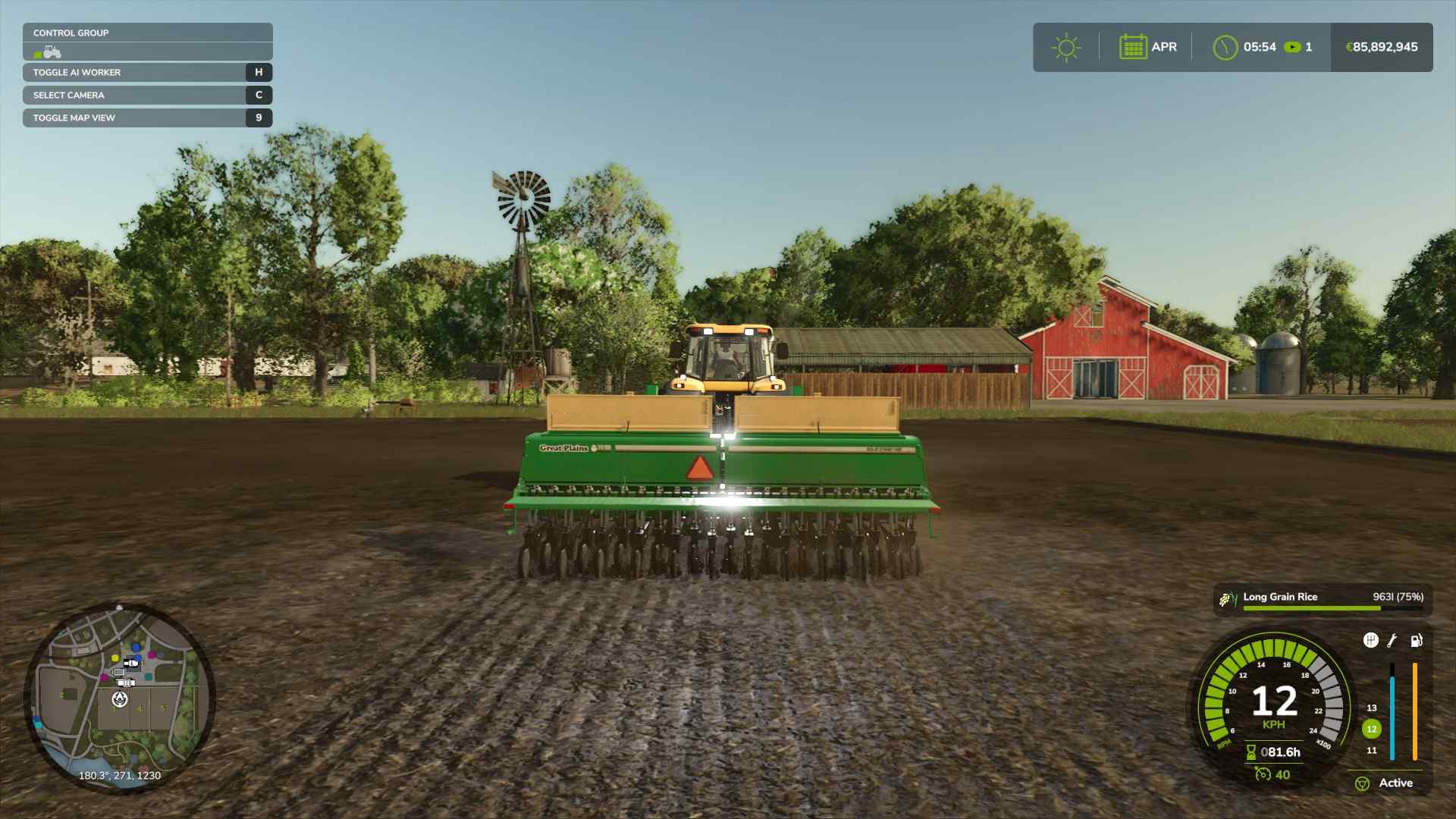 Verfolge das Pflanzenwachstum auf der Karte in Farming Simulator 25