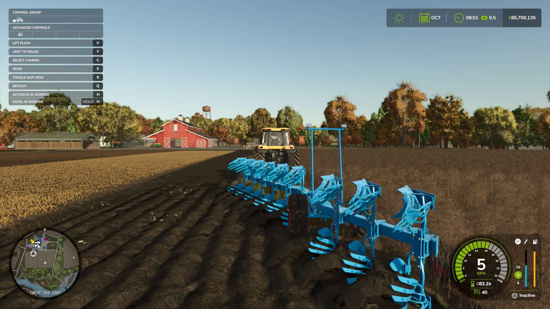 Join two fields into one large area in Farming Simulator 25