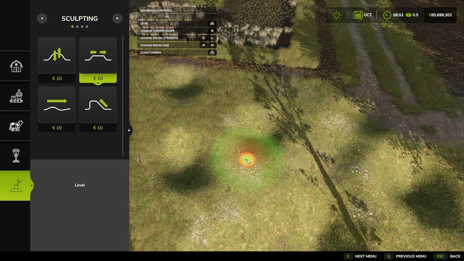 Gestalte Felder mithilfe des Reisfeld-Tools in Farming Simulator 25