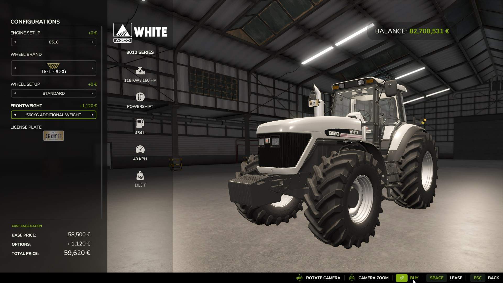 Choose your saplings from the shop in Farming Simulator 25
