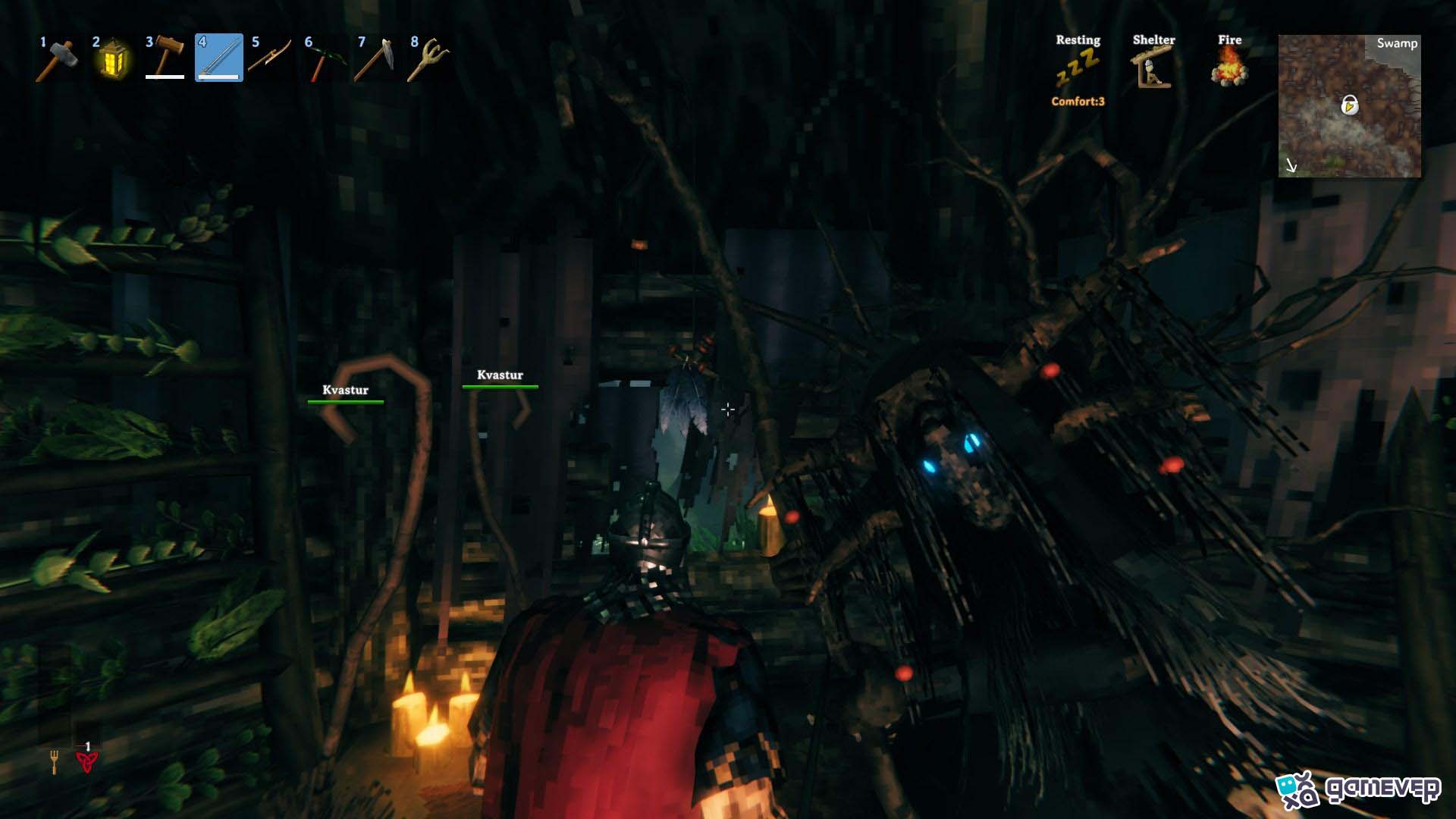 Interactúa con la Bruja del Pantano y comercia en la actualización Bog Witch de Valheim