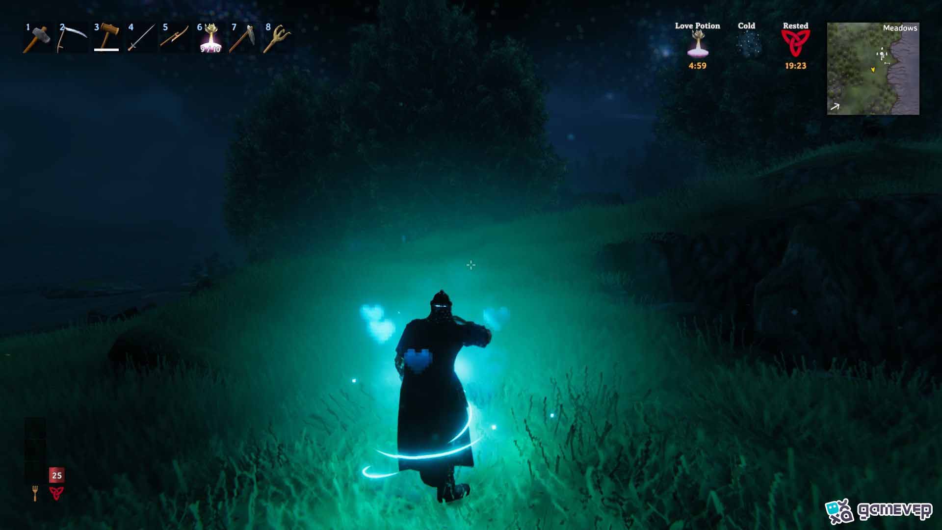 Bebe la Poción de Amor para aumentar las tasas de aparición de trolls en la actualización Bog Witch de Valheim