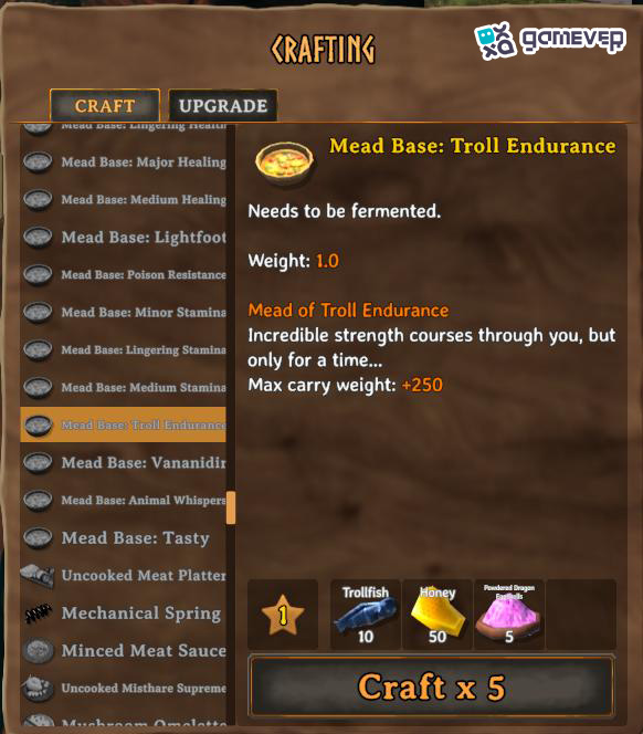 Abastece tu inventario con Hidromiel de Resistencia de Troll para aventuras difíciles en la actualización Bog Witch de Valheim